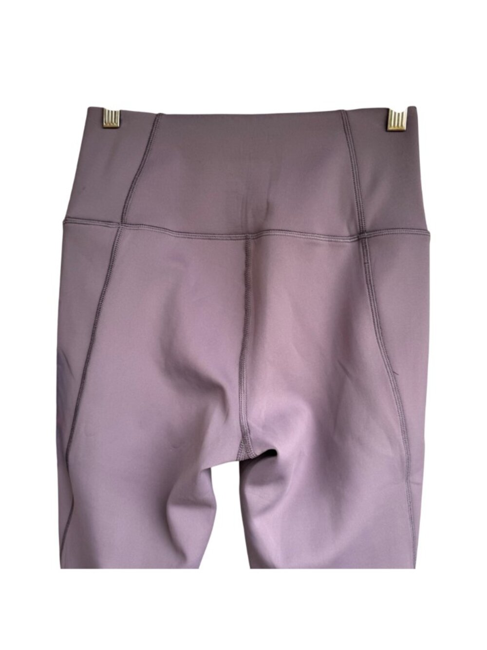 Spyder Ladies Active Fleece Leggings Medium Purple High Waist SP6035 Zip Pockets - Picture 13 of 16